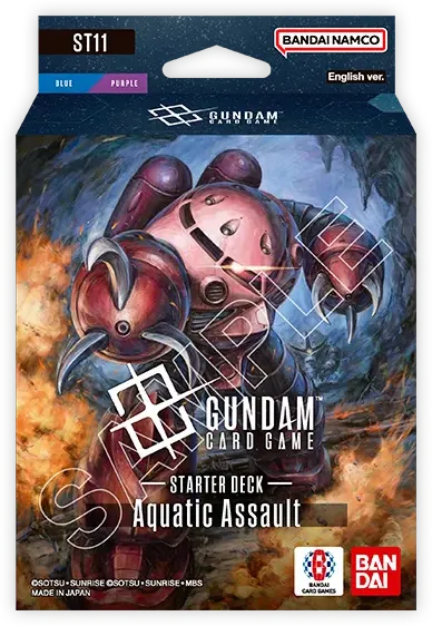 Gundam Card Game Starter Deck Aquatic Assault [ST11] English